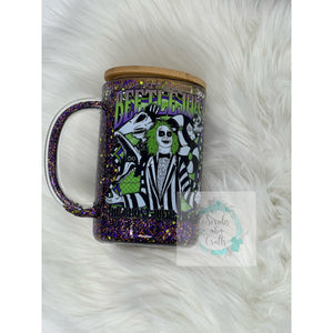 Ghost with the most snow globe tumbler