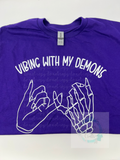 Vibing With My Demons Tshirt